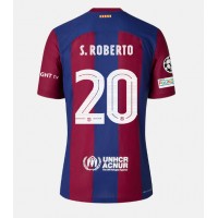Dres Barcelona Sergi Roberto #20 Domáci 2023-24 Krátky Rukáv